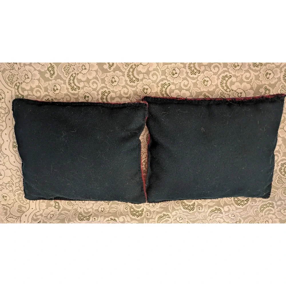 Handmade Vintage Square Wool Dog Pillows, Bespoke, Unique
